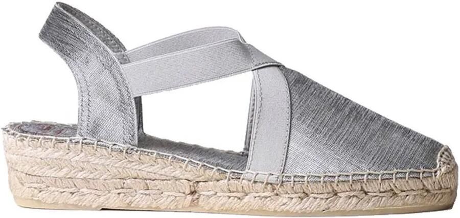 Toni Pons Vic Wedge Espadrilles Zilver Vrouw