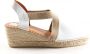 Toni Pons Tossa Dames Espadrilles Blanc Wit Leer TOSSAblanc - Thumbnail 1