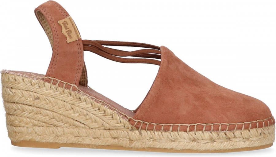 Toni Pons Tremp Dames Espadrilles Marro | Bruin | Suède