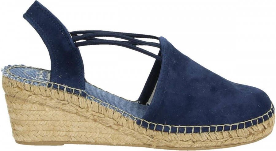 Toni Pons Tremp Dames Espadrilles met sleehak Blauw - Foto 2