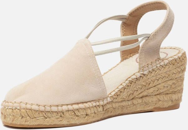 Toni Pons Tremp Dames Espadrilles Pedra Beige Suède TREMPpedra