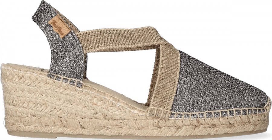 Toni Pons Triton Dames Espadrilles Plom | Grijs | Textiel