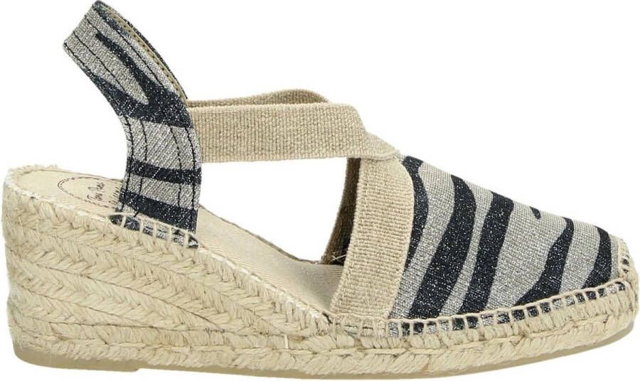 Toni Pons Triton Dames Espadrilles Zebra