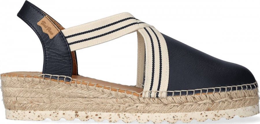 Toni Pons Vera SW Dames Espadrilles Mari | Blauw | Leer