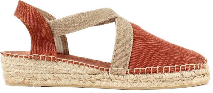 Toni Pons Verdi-V Dames Espadrilles brandy