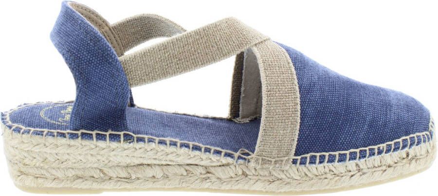 Toni Pons Verdi-V Dames Espadrilles Mari Blauw Canvas VERDIVmari