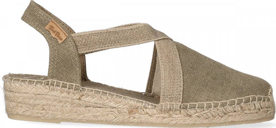 Toni Pons Verdi-V khaki espadrilles dames (VERDI-V caqui)