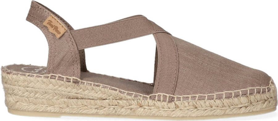 Toni Pons Verona Dames Espadrilles Taupe