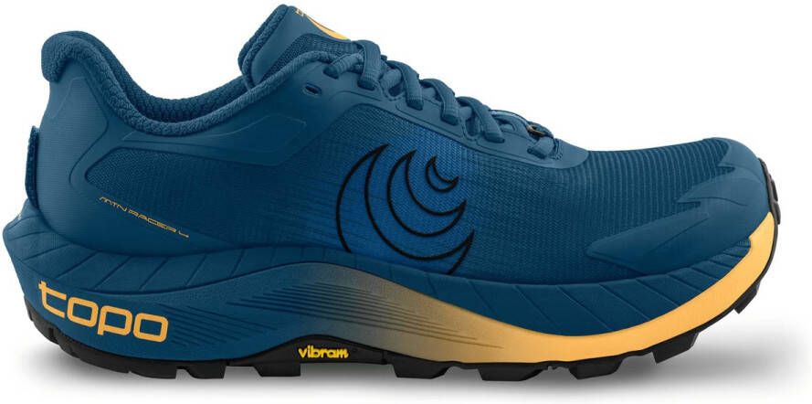 Topo Athletic MTN Racer 4 Trailschoenen Heren Navy Orange