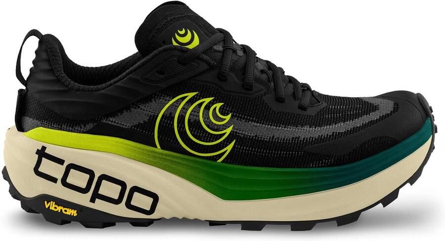 Topo Athletic Vista Trailschoenen Heren Black Lime