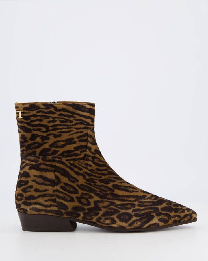 Toral Belinda Enkellaarsjes Enkelboots met rits Dames Bruin