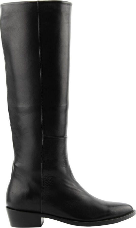 Toral Lederen kniehoge laarzen Zwart Dames - Foto 2