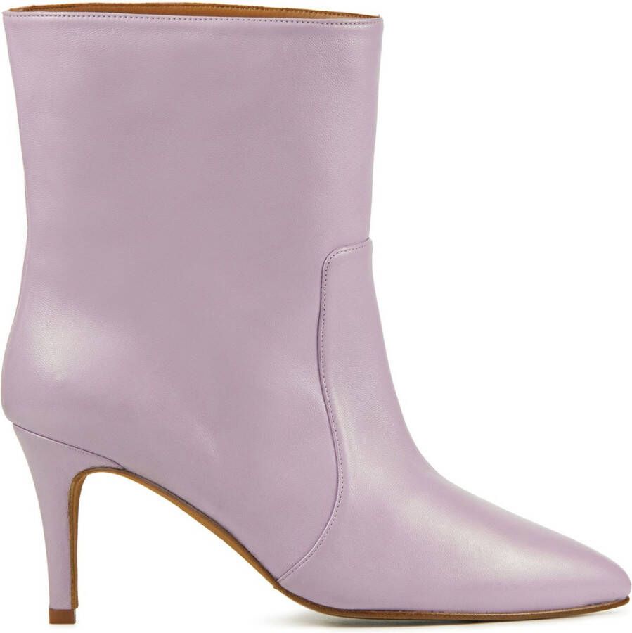 TORAL Enkellaarsjes Dames Aran Maat: 36 Materiaal: Leer Kleur: Lila