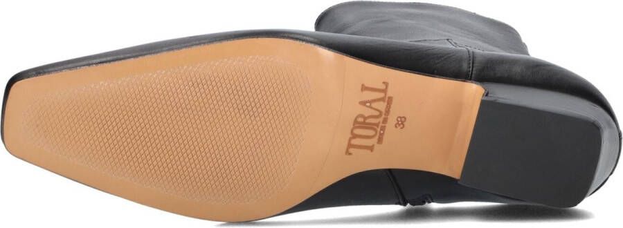 TORAL Enkellaarsjes Dames Irene Maat: 38 Materiaal: Leer Kleur: Zwart - Foto 2