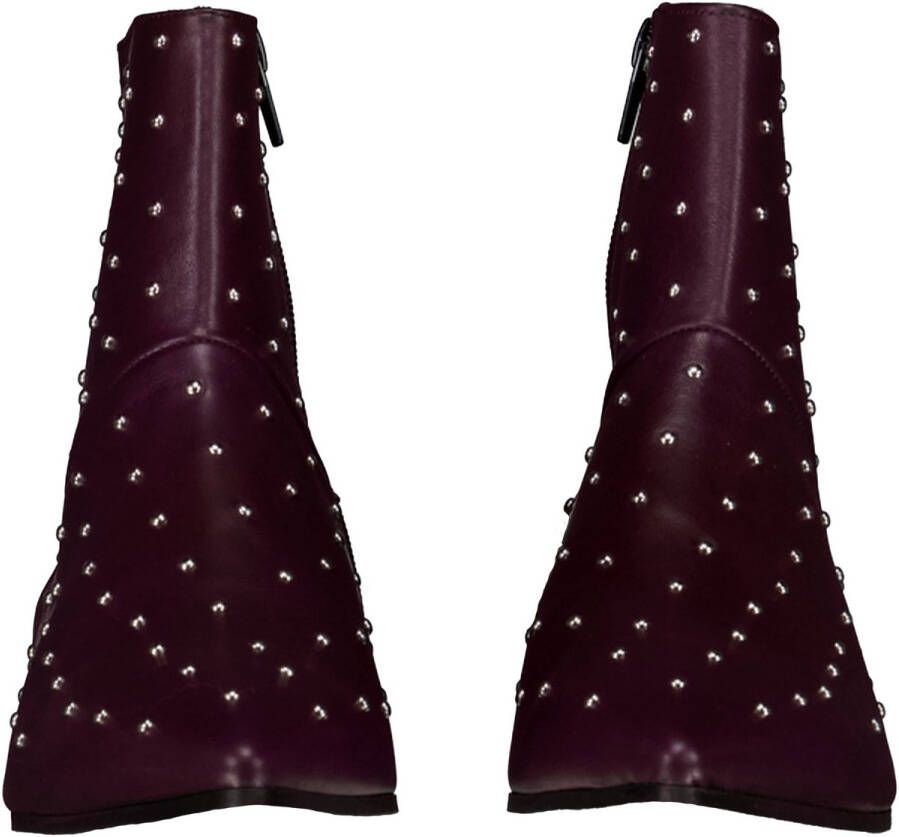Toral Laarzen Bordeaux Enkellaarzen Bordeaux Tl-belinda Rock