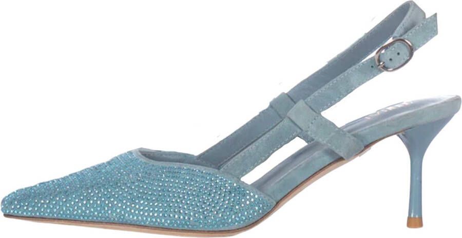 Toral Lichtblauw Riana ante sandalen lichtblauw
