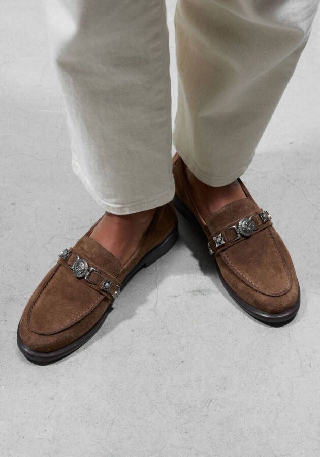 Toral Naomi Loafers Instappers Dames Bruin