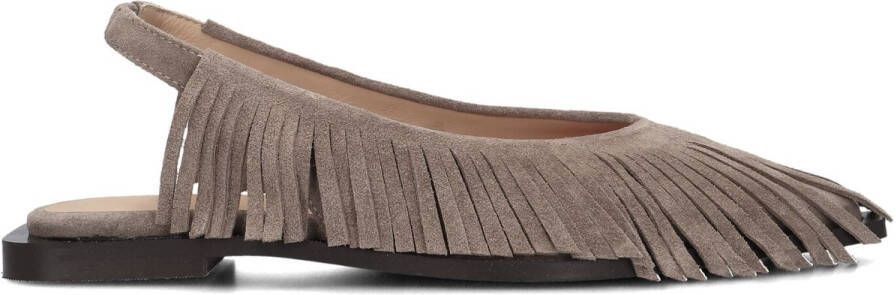 Toral Paris Fringes Hakken Dames Camel