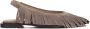 TORAL Slingbacks Dames Paris Fringes Maat: 39 Materiaal: Suède Kleur: Camel - Thumbnail 2