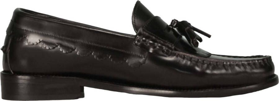 Toral Schoenen Zwart Leer Town antic loafers zwart