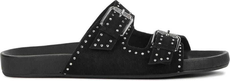 TORAL Slippers Dames Cora Maat: 36 Materiaal: Leer Kleur: Zwart