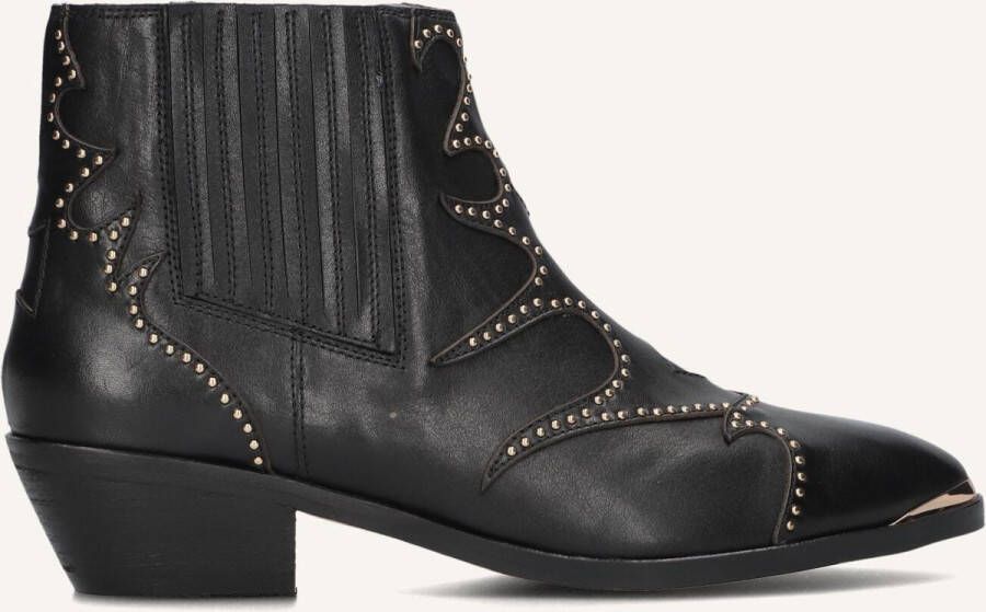 TORAL Enkellaarsjes Dames Sonia Maat: 41 Materiaal: Leer Kleur: Zwart - Foto 2