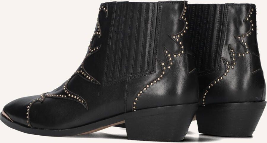 TORAL Enkellaarsjes Dames Sonia Maat: 38 Materiaal: Leer Kleur: Zwart - Foto 2