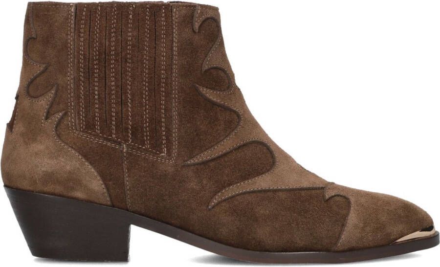 TORAL Enkellaarsjes Dames Sonia Maat: 39 Materiaal: Suède Kleur: Bruin - Foto 2