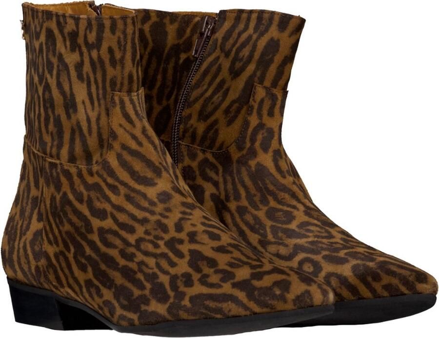 Toral Belinda Enkellaarsjes Enkelboots met rits Dames Bruin