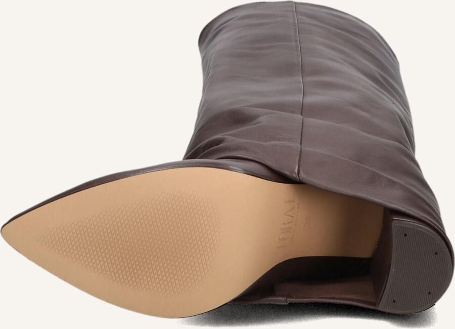 TORAL Hoge Laarzen Dames Berta Maat: 42 Materiaal: Leer Kleur: Bruin - Foto 2