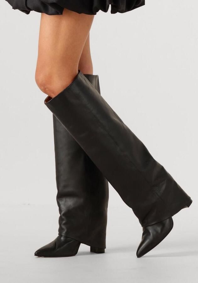 TORAL Hoge Laarzen Dames Berta Maat: 39 Materiaal: Leer Kleur: Zwart - Foto 2