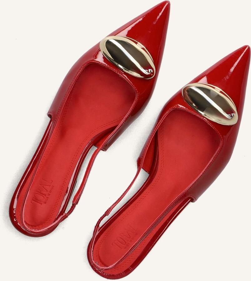 TORAL Slingbacks Dames Carole Maat: 39 Materiaal: Lakleer Kleur: Rood - Foto 3