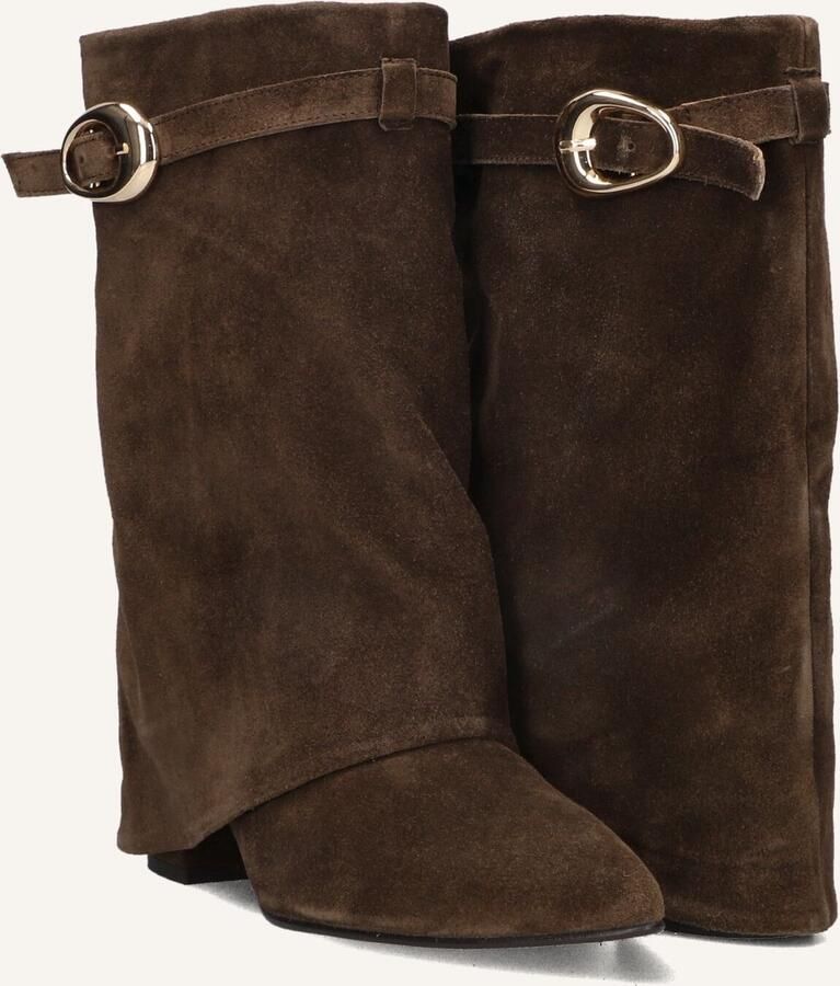 TORAL Hoge Laarzen Dames Cleo Maat: 39 Materiaal: Suède Kleur: Bruin - Foto 2