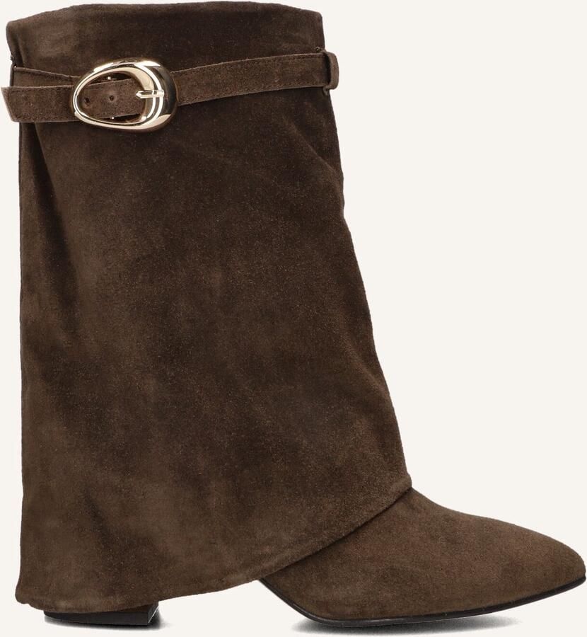 TORAL Hoge Laarzen Dames Cleo Maat: 36 Materiaal: Suède Kleur: Bruin - Foto 2
