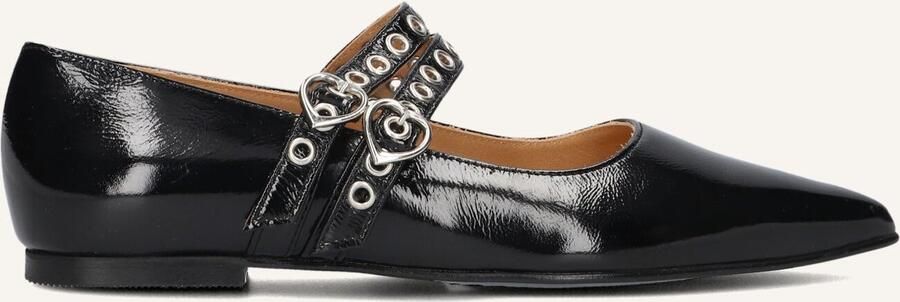 TORAL Ballerina Dames Coeur Maat: 39 Materiaal: Lakleer Kleur: Zwart - Foto 2