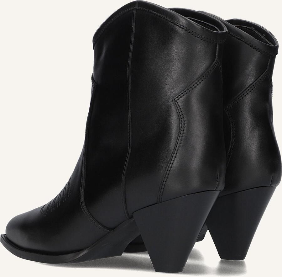 TORAL Enkellaarsjes Dames Cream Maat: 37 Materiaal: Leer Kleur: Zwart - Foto 2