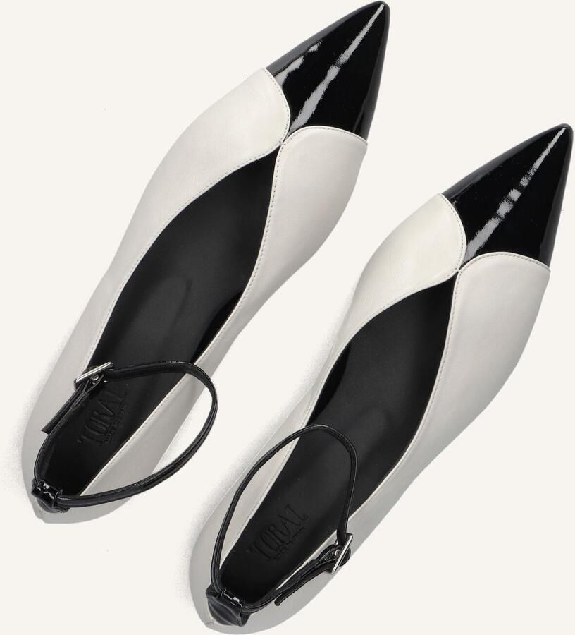 TORAL Ballerina Dames Cristelle Maat: 38 Materiaal: Leer Kleur: Wit - Foto 2