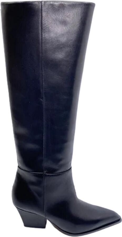 TORAL Hoge Laarzen Dames Dakota Maat: 38 Materiaal: Leer Kleur: Zwart - Foto 2