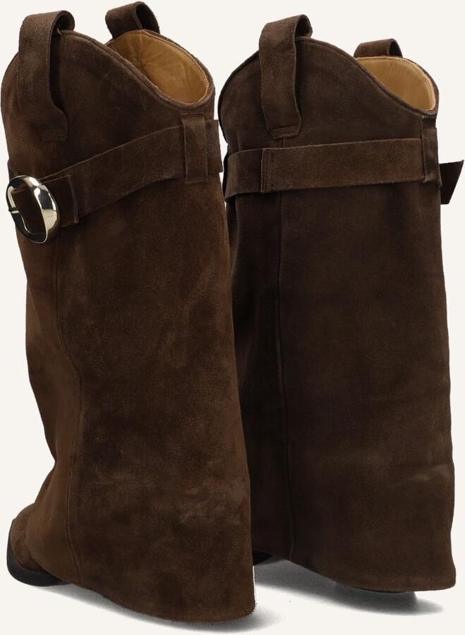 TORAL Hoge Laarzen Dames Folk Maat: 40 Materiaal: Suède Kleur: Bruin - Foto 2