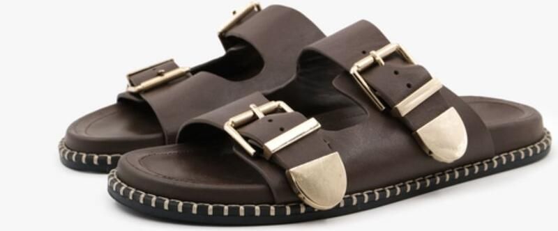 TORAL Slippers Dames Hidra Maat: 37 Materiaal: Leer Kleur: Bruin - Foto 6