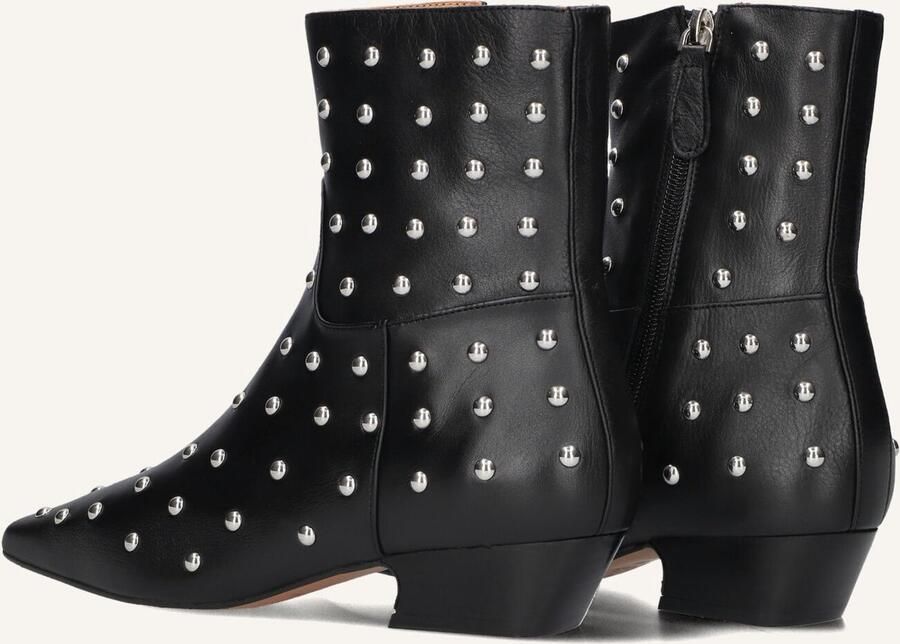 TORAL Enkellaarsjes Dames Irene Punk Maat: 37 Materiaal: Leer Kleur: Zwart - Foto 2