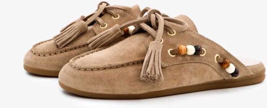 TORAL Instappers Dames Killian Maat: 40 Materiaal: Suède Kleur: Beige - Foto 6