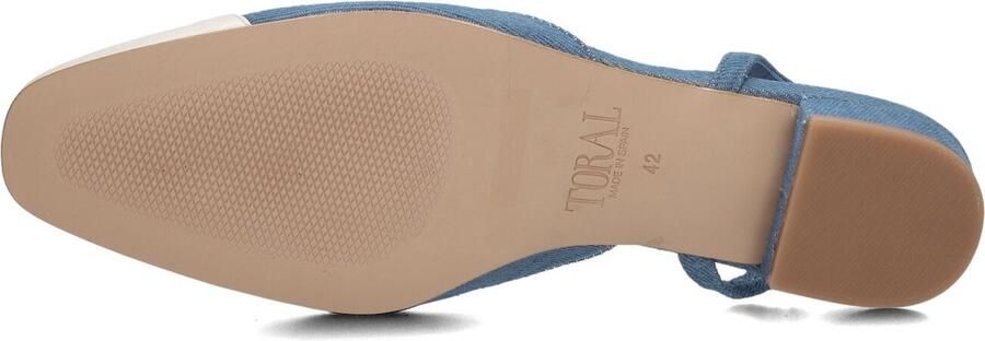 Toral Blauw Denim Slingbacks Luisa Blue Dames - Foto 2