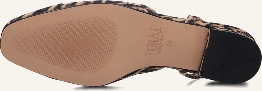 TORAL Slingbacks Dames Luisa Maat: 38 Materiaal: Suède Kleur: Bruin - Foto 3