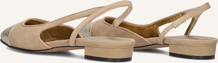 Toral Dames Pumps Damesschoenen Canvas Blokhak hoogte TL-LUISA Camel - Foto 3