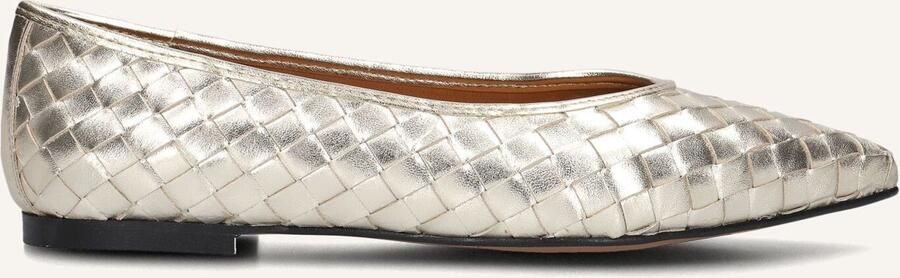 TORAL Ballerina Dames Magda Maat: 38 Materiaal: Leer Kleur: Goud - Foto 2