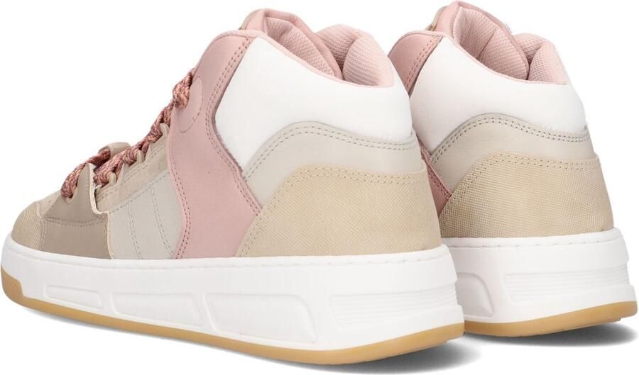 Toral Beige Suede High Top Sneakers Nick Multicolor Dames - Foto 2