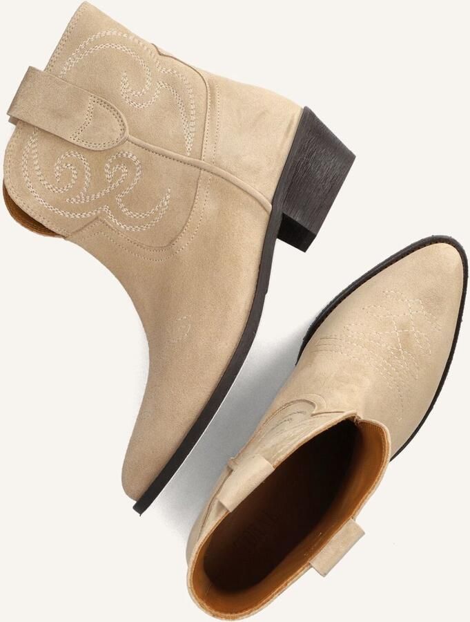 TORAL Enkellaarsjes Dames Puja Maat: 36 Materiaal: Suède Kleur: Beige - Foto 2