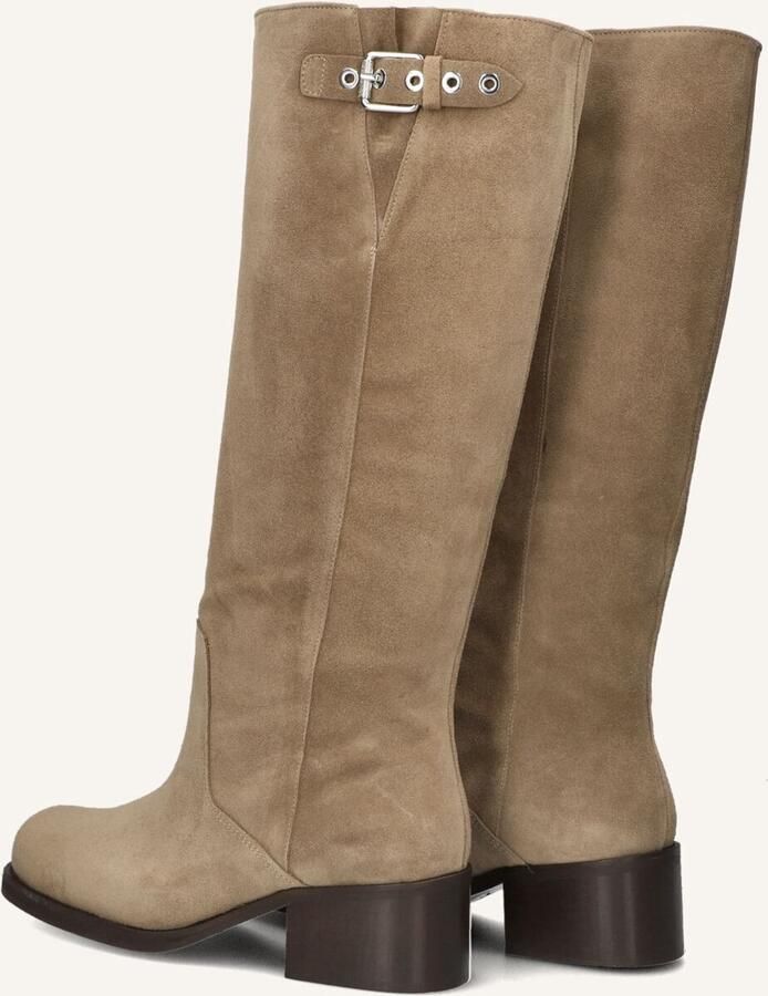 TORAL Hoge Laarzen Dames Ronnie Maat: 37 Materiaal: Suède Kleur: Taupe - Foto 2