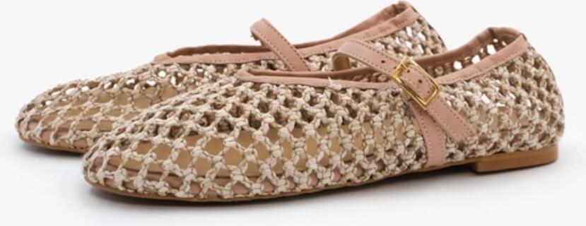 Toral Schoenen Bruin M tibet Ballerina's Bruin Tl-sybilla Belt